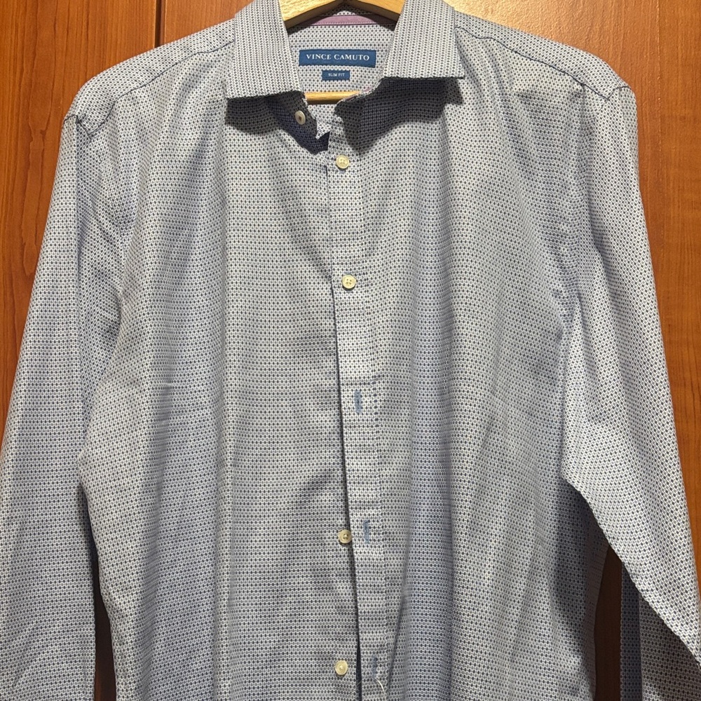 Vince Camuto Patterned Men's Dress Shirt
